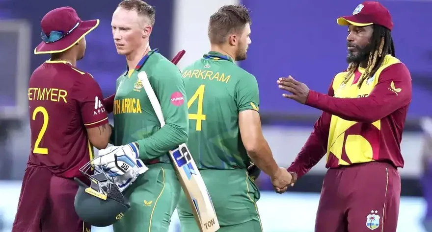 West Indies vs South Africa head to head in Cricket World Cup