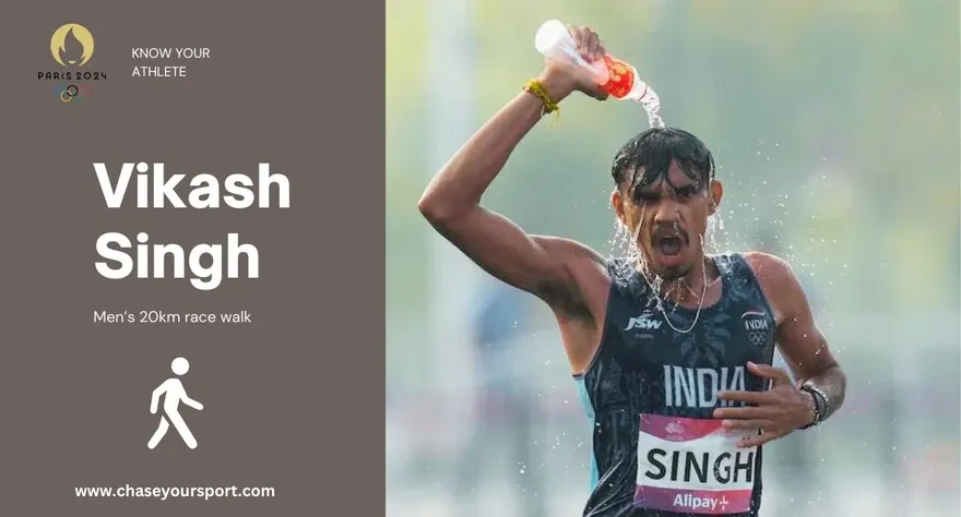 Vikash Singh Men’s 20km race walk: Know Your Athlete in Paris Olympics 2024