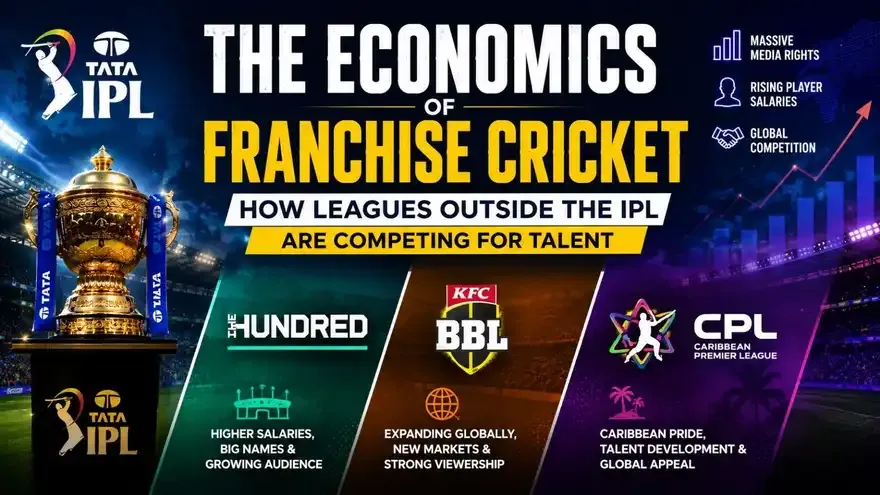 The Economics of Franchise Cricket: How Leagues Outside the IPL are Competing for Talent The Economics of Franchise Cricket: How Leagues Outside the IPL are Competing for Talent